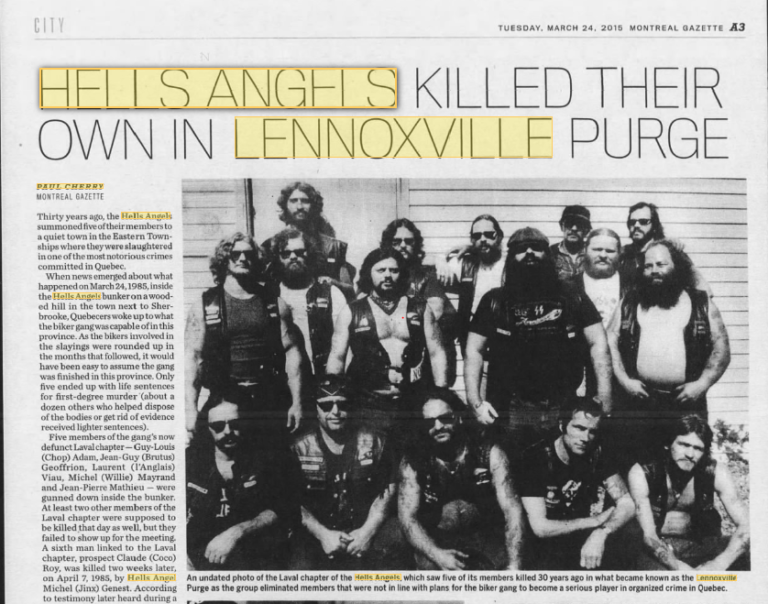 Sylvie Michaud / The Lennoxville Massacre WKT3 #5